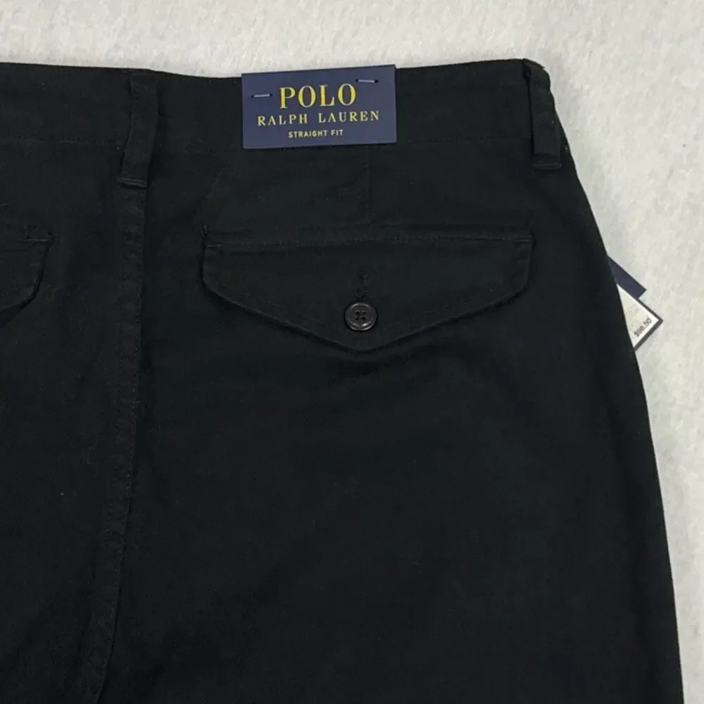 Polo Ralph Lauren Mens Cargo Jogger Pants 32x32 Black Golf Aviator Military